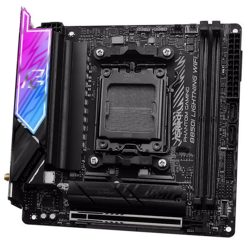 Informático Ajalvir - Montaje Placa Base ASRock B850I Lightning WiFi Gaming PC Ajalvir
